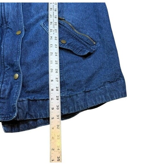 Style & Co Denim Sherpa Work Jacket Women's Size XL - Parka - Chore - Lined - Picture 7 of 7